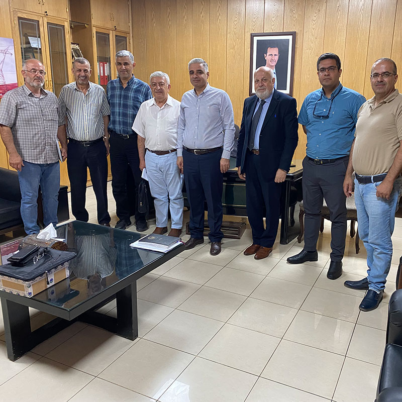 همکاری متنانیرو با وزارت نیروی برق سوریه همکاری متنانیرو با وزارت نیروی برق سوریه